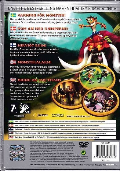 Crash of the Titans - PS2 - Platinum (B Grade) (Genbrug)